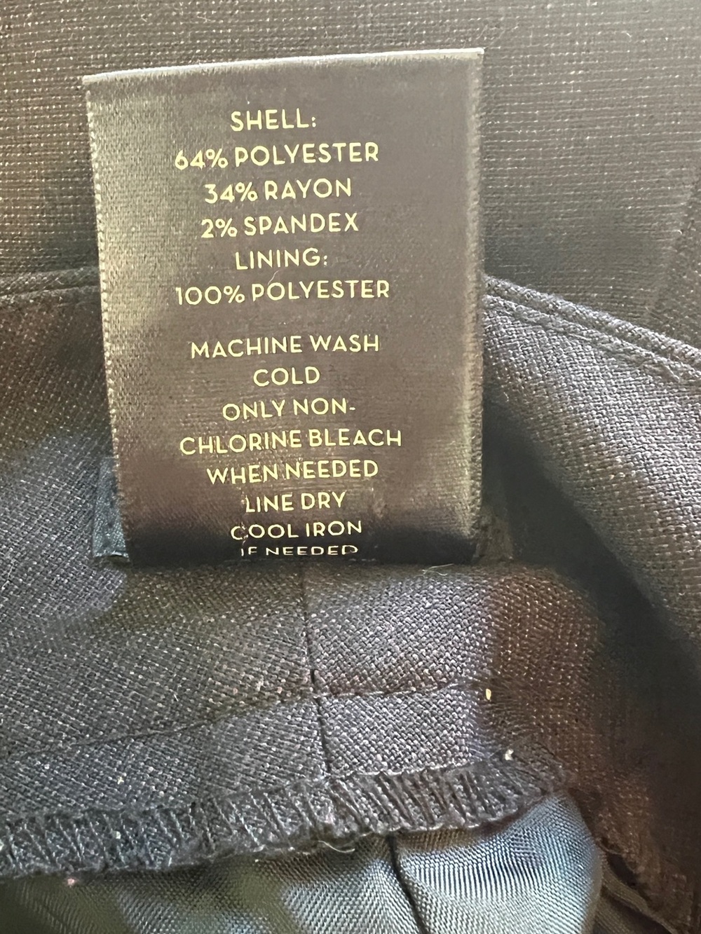 Ann Taylor Brown Straight-Leg Dress Trousers - Picture 7 of 7